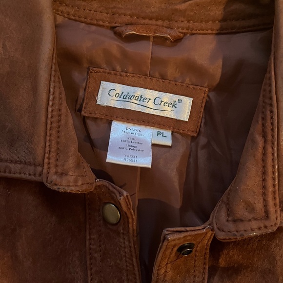 Brown leather jacket - Picture 3 of 3